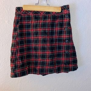 Divided Size 4 Plaid Skirt